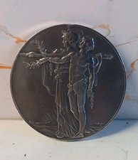 1928 WW1 10th Anniversary Of Armistice Silver Medal 76mm In Diameter &W  0.197g