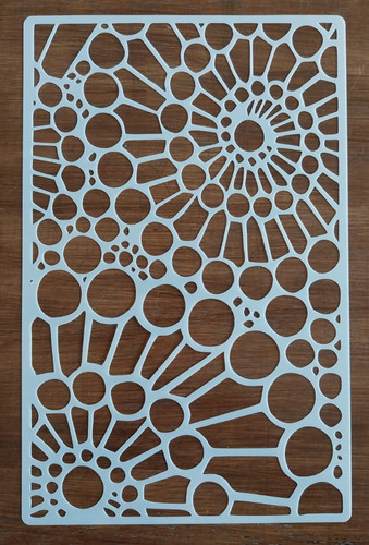 Abstract pattern stencil 28cm - abstract,