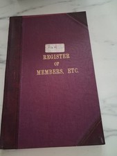 Vintage Members & Shares Ledger Handwritten Ephemera  1970s/80s Display Prop R3