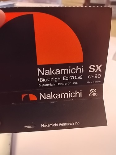 Nakamichi cassette tape - nakamichi,