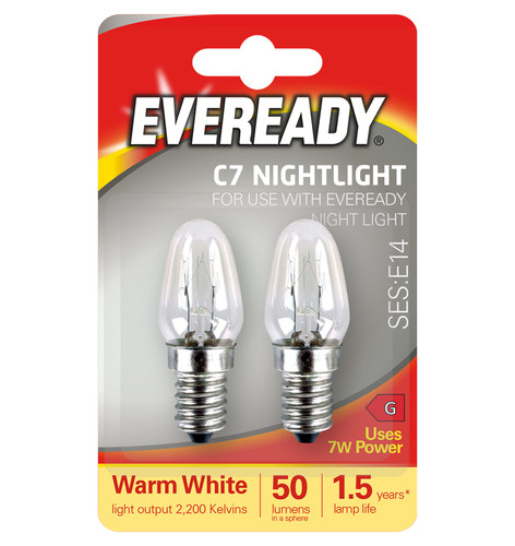 Eveready pack e14 - 2, 7w