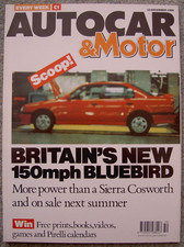 Autocar (13 Dec 1989) Peugeot 405 Mi16x4, Cavalier, Volvo 740 GLT, Mercedes SL