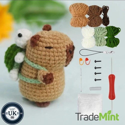 Capybara crochet kit cute - kit,