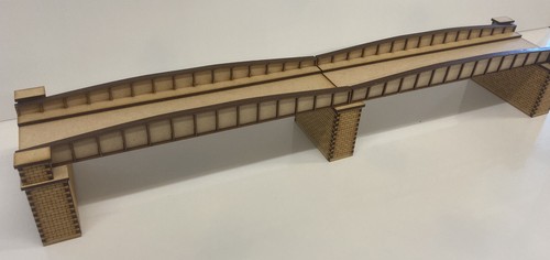 600mm steel plate bridge - steel, model