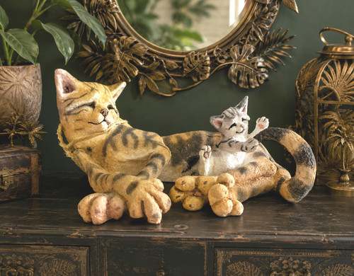 Breed apart cat figurine - cat,
