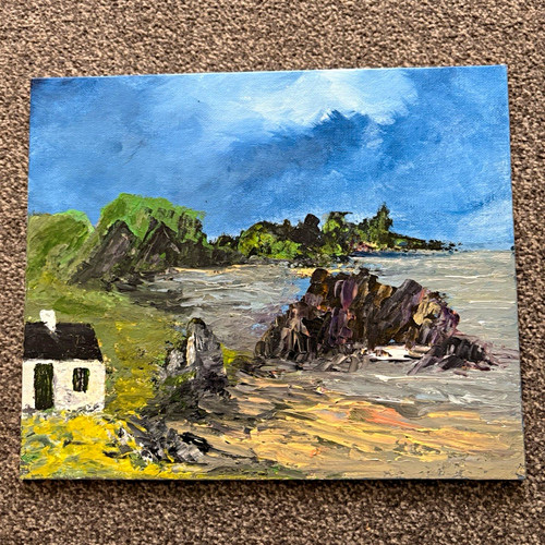 Original irish landscape oil - original,