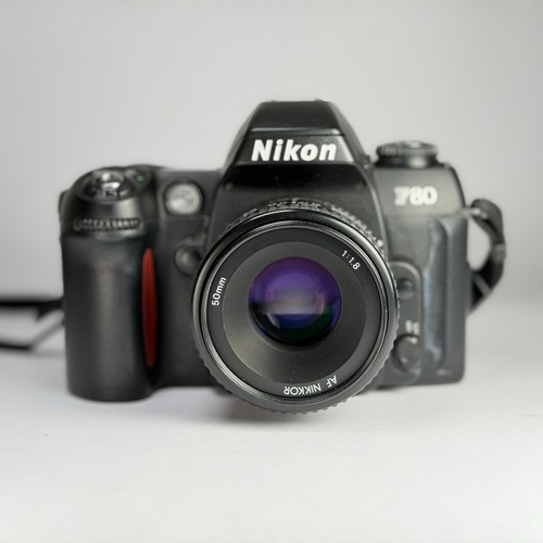Film camera nikon f80 black - film,