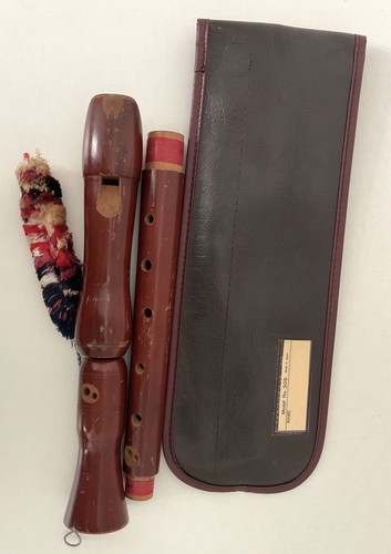 Vintage wood alto recorder - alto,