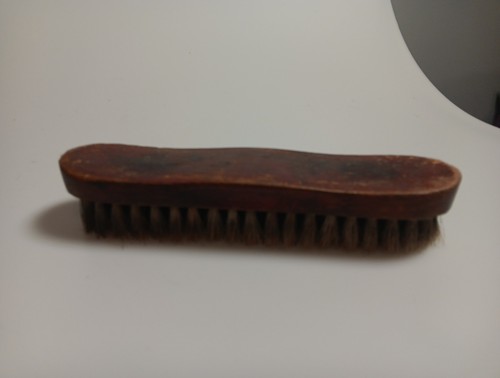 Antique leather clothes shoe - antique,