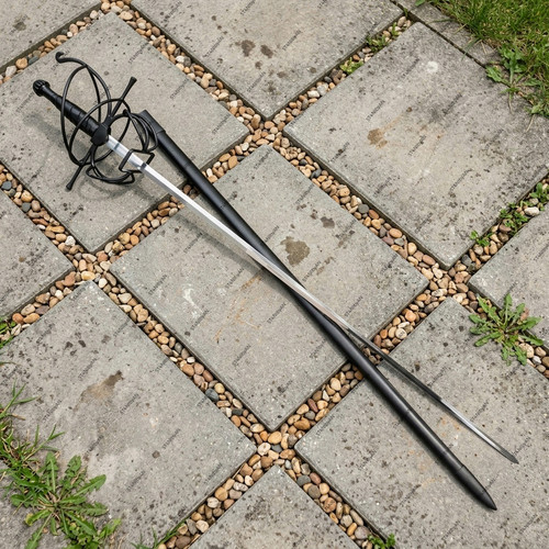 Hand forged rapier - forged, sword
