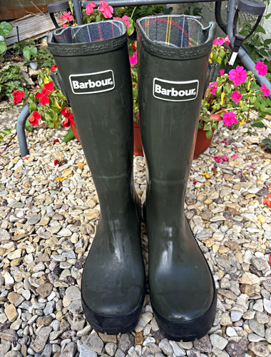 Barbour green waterproof knee - barbour,
