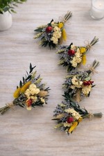 5xMini Dried Flower Posy