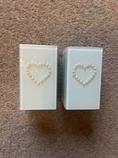 Dunelm vintage pearl heart - vintage,