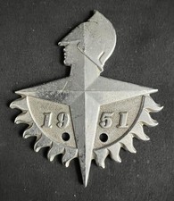 FESTIVAL OF BRITAIN STAR 1951 NATIONAL EXHIBITION FAIR COMMEMORATIVE CAR BADGE