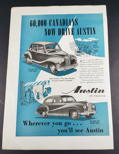 1952 british austin sedan - 1952,