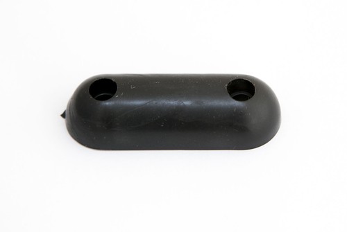 Black oval rubber toilet - oval,