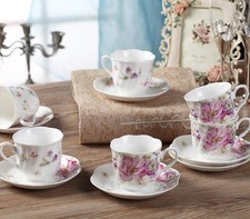 7 oz Porcelain Tea Cups and
