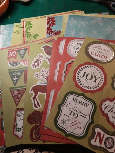 Christmas card making kit - card,