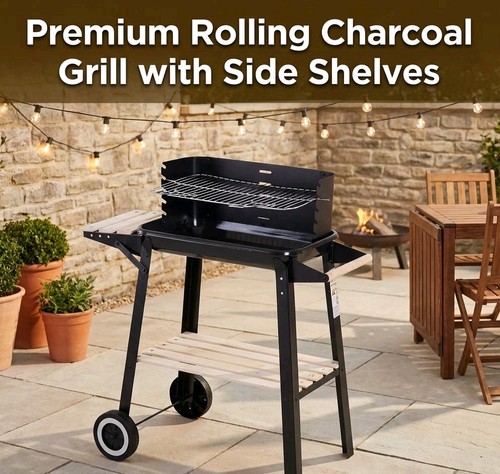 Portable charcoal bbq - charcoal, grill
