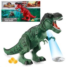 Electric Dinosaur Tyrannosaurus Rex Laying Eggs With Light And Music Toy Gift