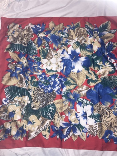 Large vintage scarf michel - large,