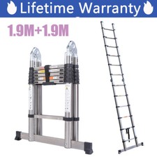 Telescoping frame ladder - telescoping,