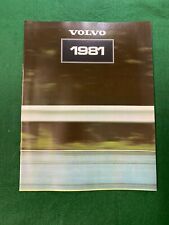 VOLVO 1981 343 345 DL GL 244 245 DL GL 244 245 GLE 244 GLT 264 26 SALES BROCHURE