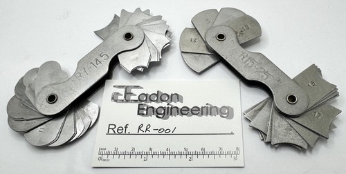Radius gauges 5mm and - radius, to