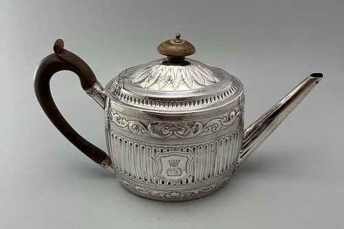 George iii silver teapot henry - george,
