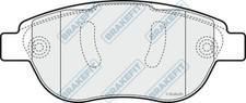 APEC Front Brake Pad Set for