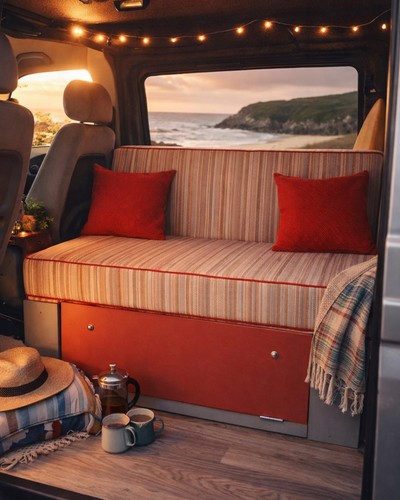 Campervan box cushions and - box,