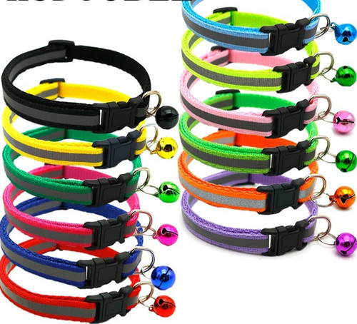 2pcs reflective cat collars - ,