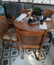 Solid Oak Wooden Dining Set