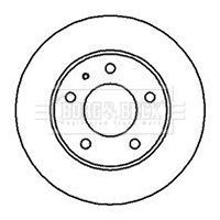 Front vented brake - front,