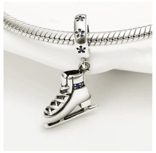 ice skate shoes charm S925