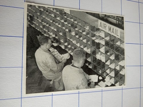 Air mail sorting - , office