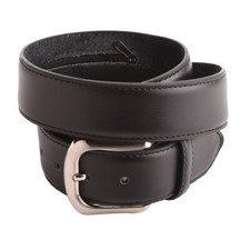 Mens Leather Security - Money Belt with Hidden Zip / 1.5" (40mm)