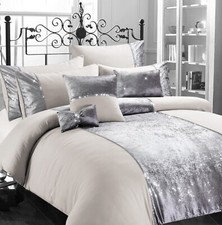 Bedding Set 8 PC Bling Crushed