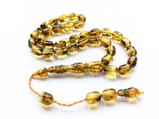 Pressed Polish Amber Rosary