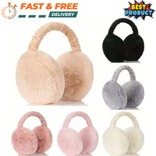 Women Men Winter Super Soft Ear Muffs Warmer Ladies Earflaps Cosy Cold Fluffy UK