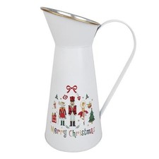 White metal merry christmas - white,