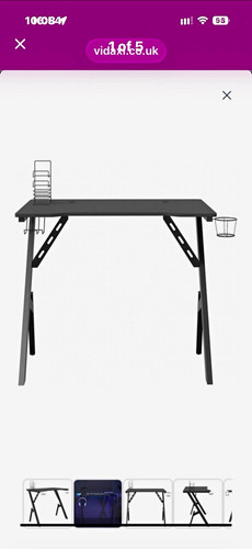 Vidaxl black gaming desk - vidaxl,