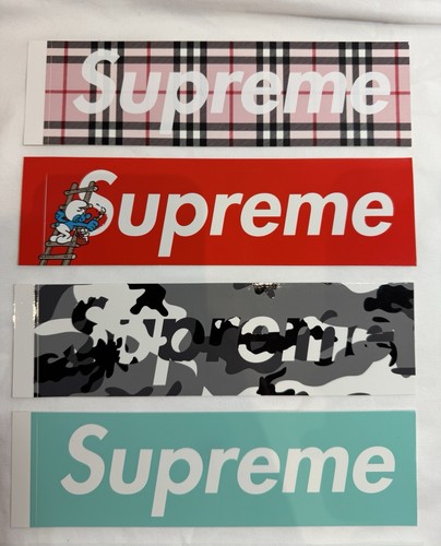 Supreme box logo stickers - supreme,