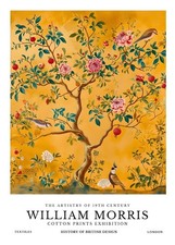 william morris A4 size birds
