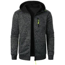 Mens Winter Warm Jacket Hooded