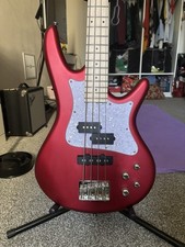 Ibanez SRMD200 Electric Bass Guitar 4-String, Candy Apple Red