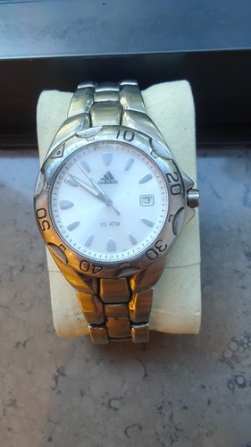 Adidas men silver - date, watch