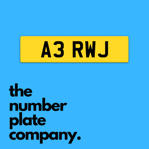 Rwj number plate private - plate,