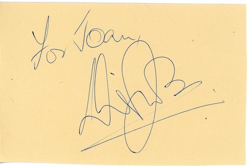Dirk bogarde hand signed - dirk,