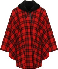 Women's Plus Faux Fur Collar